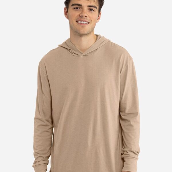 Unisex CVC Hoodie Long Sleeve T-Shirt Thumbnail