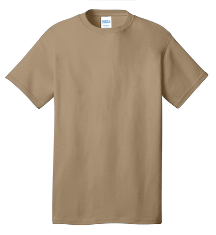 Port and Company PC54 shirt in sand