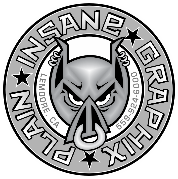 Plain Insane Graphix Lemoore California logo