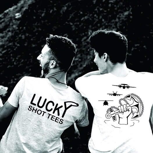 Custom printed squadron t-shirts by Lucky Shot Tees