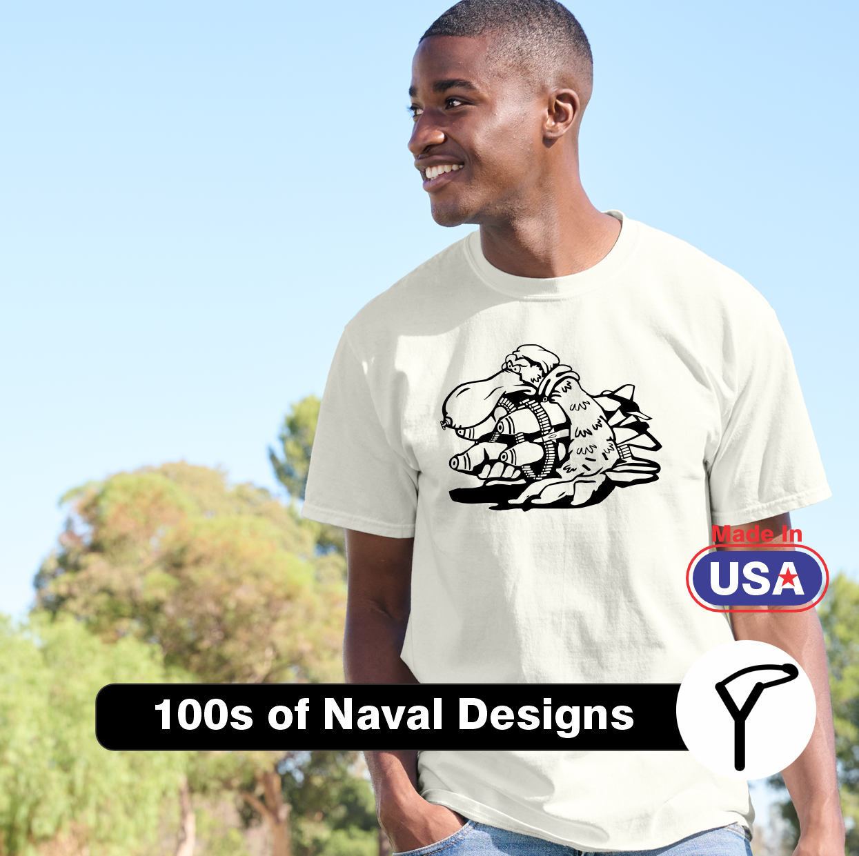 Lucky Shot Tees U.S. Navy Ordie Bird t-shirt design
