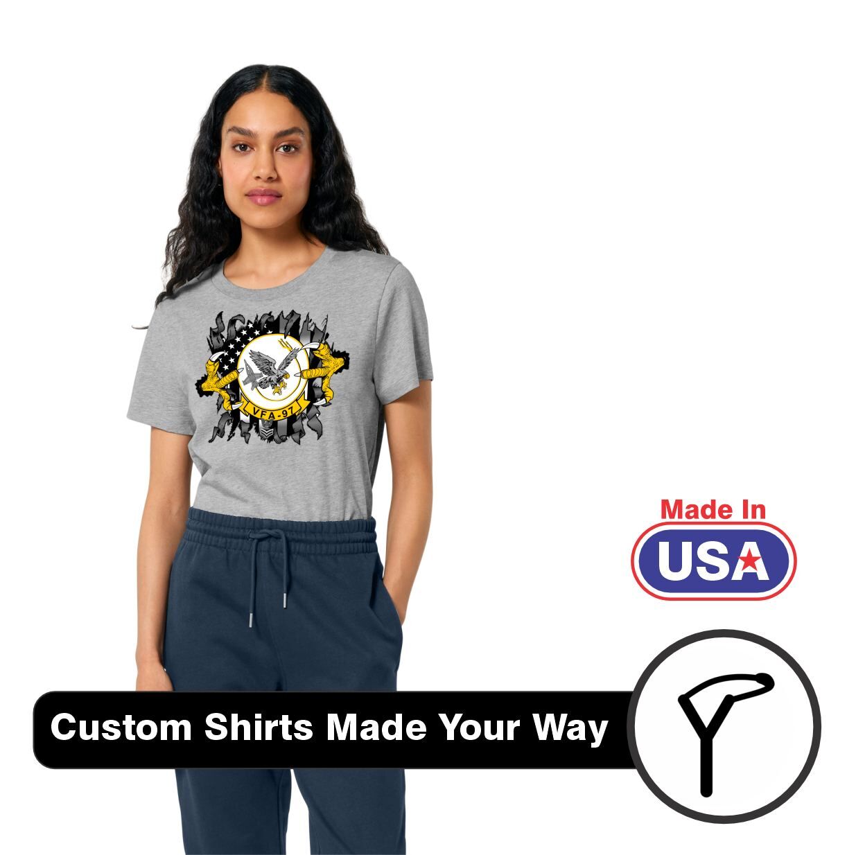Lucky Shot Tees VFA 97 custom t-shirts