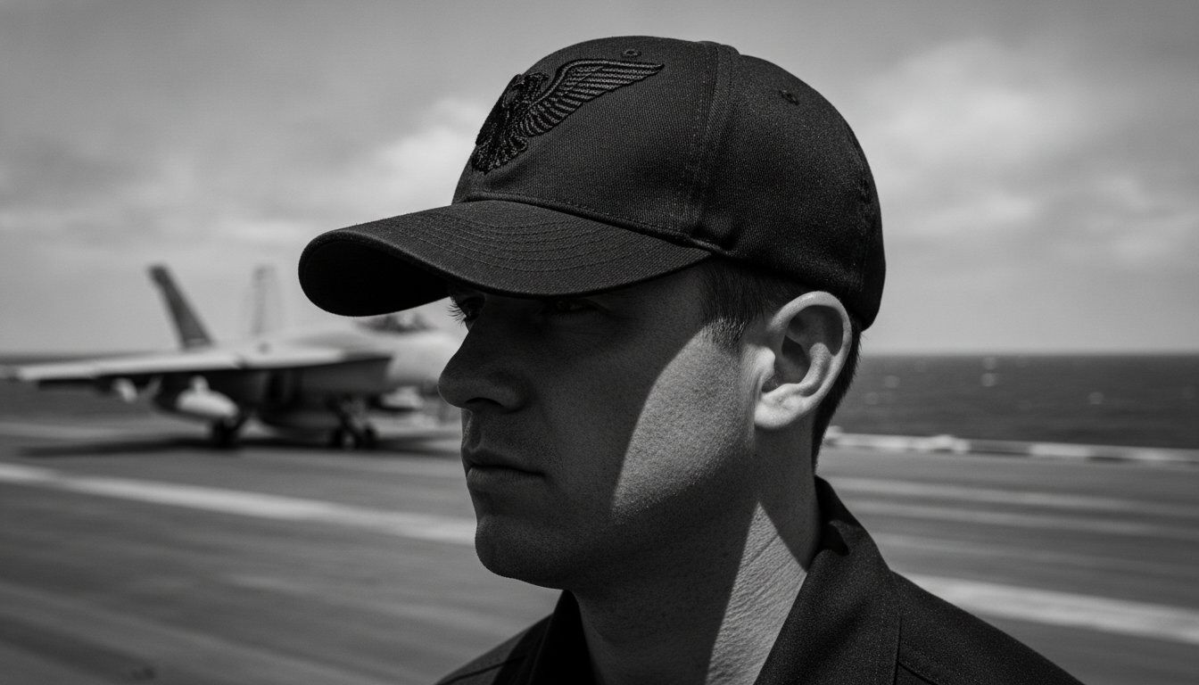 Military Hat - embroidered