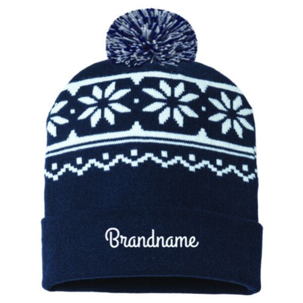 USA-Made Snowflake Beanie Thumbnail