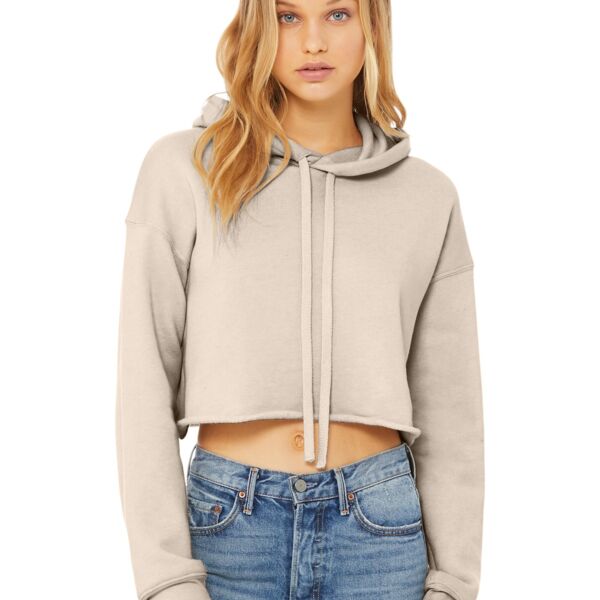 Women's Sponge Cropped Fleece Hoodie Thumbnail