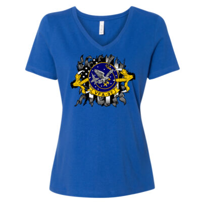 VFA 97 Women’s Relaxed Jersey V-Neck Tee Thumbnail