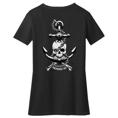 VFA Navy Squadron 103 Printed Ladies V Neck Tee Thumbnail