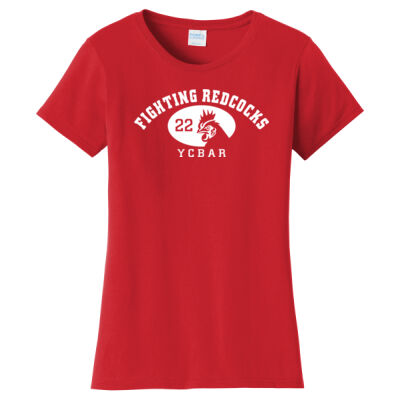 Fighting Redcocks Printed Ladies T-Shirt Thumbnail