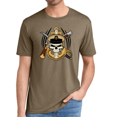 USN Skull and Anchor CVC Unisex T-Shirt Thumbnail