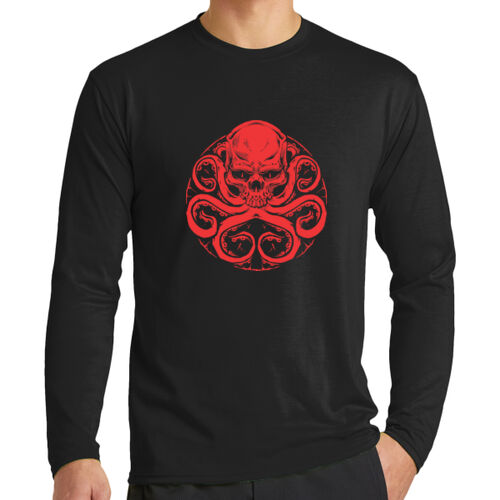 Dragon Whale Navy HSC 28 Long Sleeve Performance Blend Tee Thumbnail