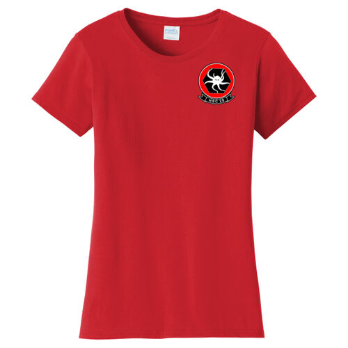 HSC 28 Carrier Kraken Squadron Ladies Fan Favorite Tee Thumbnail