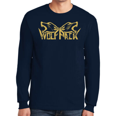 Wolf Pack  - Ultra Cotton ® 100% US Cotton Long Sleeve T Shirt Thumbnail