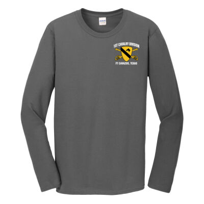1st Cavalry Division - Softstyle ® Long Sleeve T Shirt Thumbnail