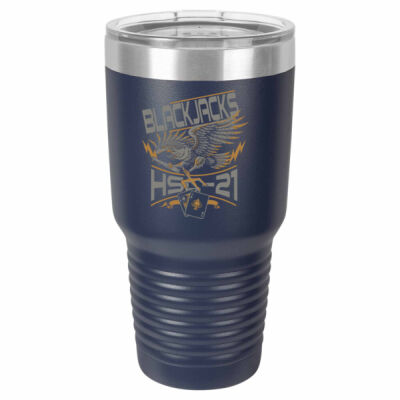 USN HSC 21 Blackjacks Squadron - 30 oz. Hot/Cold Insulated Tumbler  Thumbnail