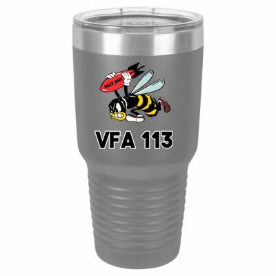 US Navy VFA 113 Buzz Off Stingers 20 oz Tumbler, Ringneck Insulated Cup - 30 oz. Ringneck Vacuum Insulated Tumbler w/Clear Lid Thumbnail