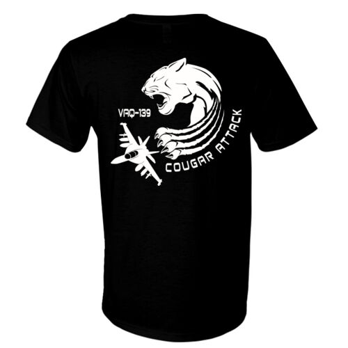 US Navy VAQ 139 Cougar Attack - Festival T-Shirt Thumbnail