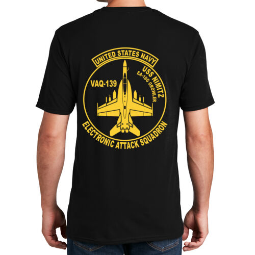 US Navy VAQ 139 EA-18G Growler - Fan Favorite Blend Tee Thumbnail