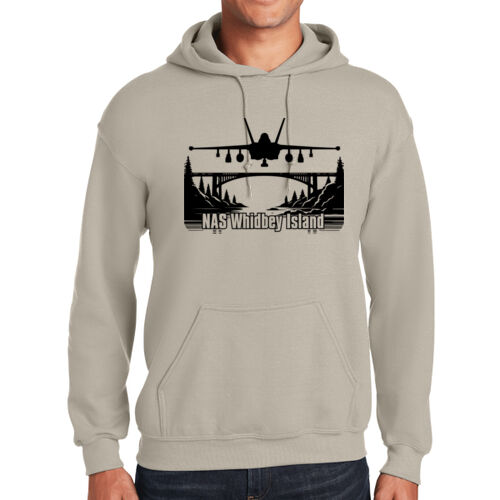 NAS Whidbey Island Growler Hooded Sweatshirt Thumbnail