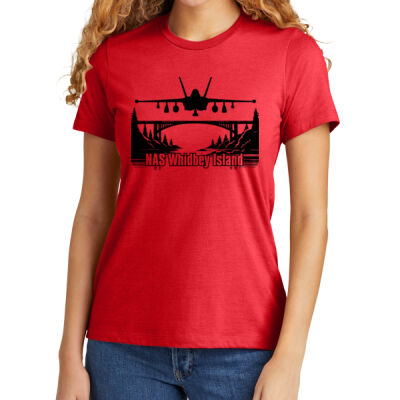 NAS Whidbey Island Growler - Softstyle Women's CVC T Shirt Thumbnail