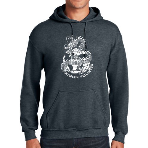 US Navy Patrol Squadron 4 Hooded Sweatshirt | Skinny Dragon Patron Four Graphic Hoodie Thumbnail