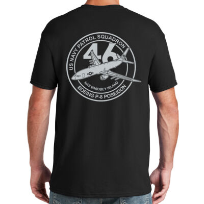 US Navy Patrol Squadron 46 T-shirt | Boeing P-8 Poseidon Aircraft  2 Thumbnail