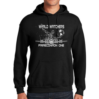 US Navy VQ 1 World Watchers Squadron Heavy Blend Hooded Sweatshirt Thumbnail