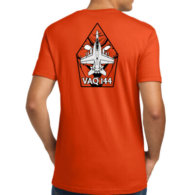 US Navy VAQ 144 Main Battery Devil T-Shirt | Electronic Attack Squadron |  - Apparel ® Unisex Cotton Tee Thumbnail