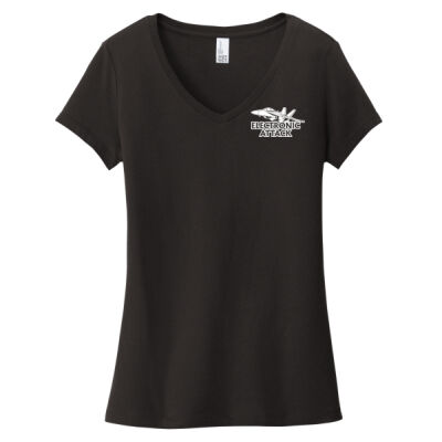 US Navy VAQ 137 Checkmate | Electronic Attack Squadron | Women's Tee V Neck Thumbnail