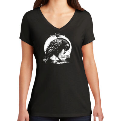 US Navy VAQ 137 Rooks EA-18G Growler | Electronic Attack Squadron |   Women's V Neck Tee Thumbnail