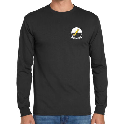 US Navy VAQ 133 The Wizards 50/50 Long Sleeve T Shirt Thumbnail