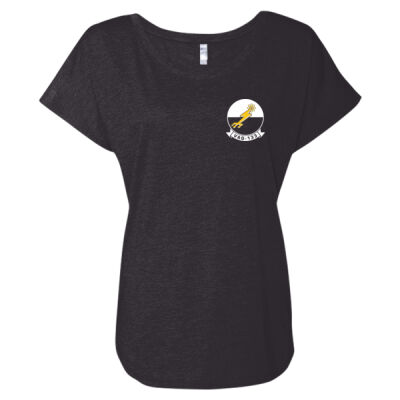 US Navy VAQ 133 The Wizards Women’s Triblend Dolman T-Shirt Thumbnail