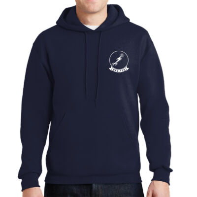 US Navy VAQ 133 Wizards Aircraft Division - Super Sweats ® NuBlend ® Pullover Hooded Sweatshirt Thumbnail