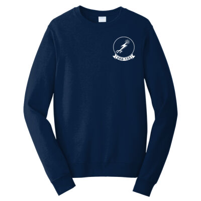 US Navy VAQ 133 Wizards Aircraft Division - Fan Favorite Fleece Crewneck Sweatshirt Thumbnail
