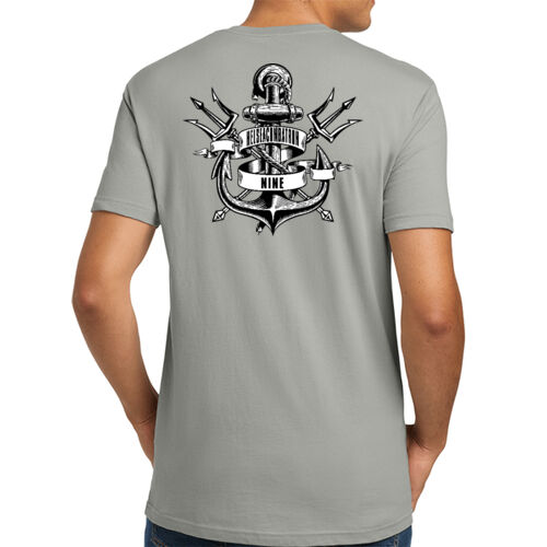 US Navy HSC 9 Tridents | Navy Anchor Design | Unisex Cotton Tee Thumbnail