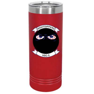 HSC 5  - 22 oz. Slim Tumbler,  Vacuum Insulated w/Clear Lid Thumbnail