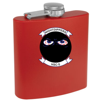 HSC 5  - 6 oz.  Stainless Steel Flask Thumbnail