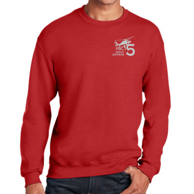 US Navy HSC Five Night Dippers | Helicopter Design | Crewneck Sweatshirt Thumbnail