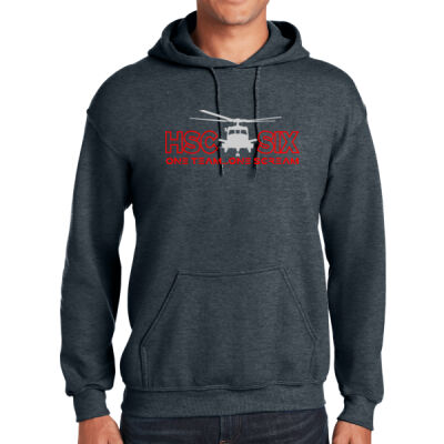 US Navy HSC 6 One Team, One Scream Helicopter Squadron - Heavy Blend ™ Hooded Sweatshirt Thumbnail