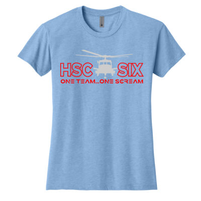 US Navy HSC 6 One Team, One Scream Helicopter Squadron - Women's CVC Relaxed Tee Thumbnail