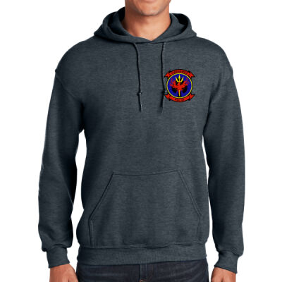US Navy HSC 85 Firehawks Flag Hooded Sweatshirt Thumbnail