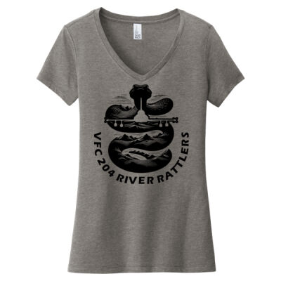 US Navy Strike Fighter Composite 204 | River Rattlers VFC 204 T-shirt | Women's V Neck Thumbnail