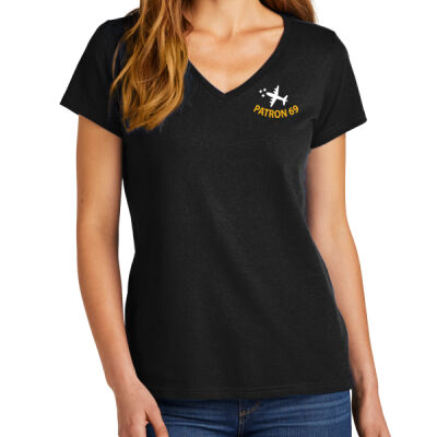 Patron 69 Totems Reserve Squadron  - Women's The Concert Tee V Neck Thumbnail