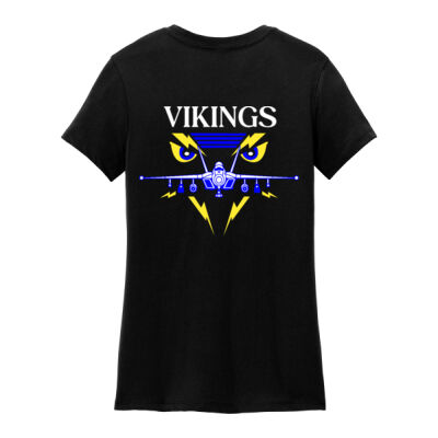VAQ-129 Vikings Growler  - Women's Perfect Weight Cotton Tee Thumbnail
