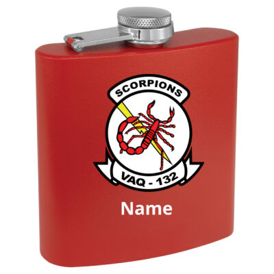 VAQ-132 Stainless Steel Matte Flask 6oz Thumbnail
