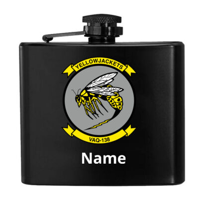 VAQ-138  - Stainless Steel Flask Set in Wooden Gift Box Thumbnail