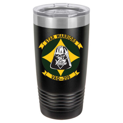 VAQ-209 Star Warriors  - 20oz Ringneck Vacuum Insulated Tumbler w/Clear Lid Thumbnail