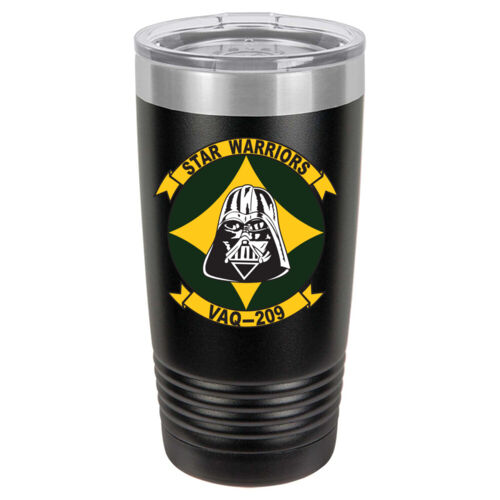 VAQ-209 Star Warriors  - 20oz Ringneck Vacuum Insulated Tumbler w/Clear Lid Thumbnail