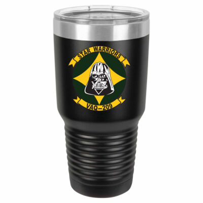 VAQ-209 Star Warriors  - 30oz Ringneck Vacuum Insulated Tumbler w/Clear Lid Thumbnail