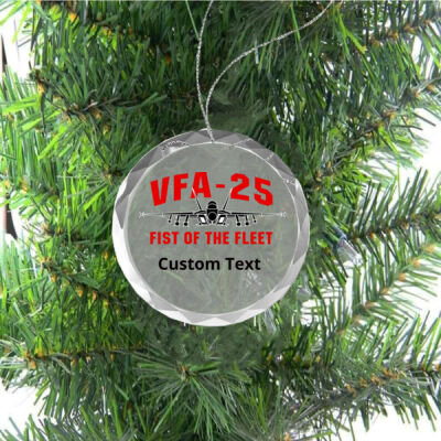 VFA 25 Custom Glass Ornament Thumbnail