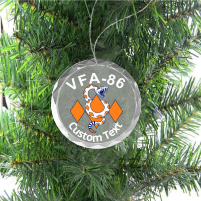VFA 86 Custom Glass Ornament Thumbnail